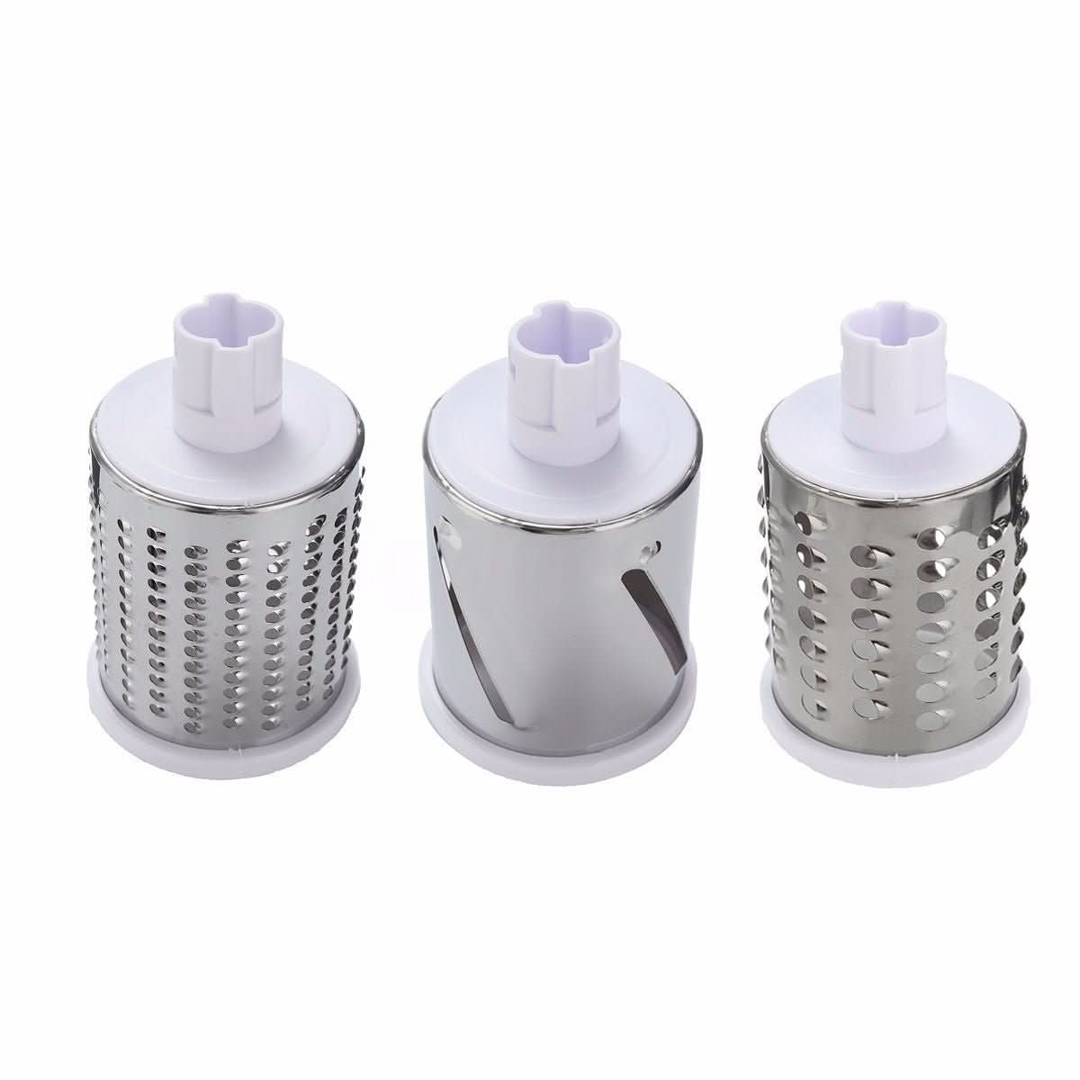 Vegetable Cutter Round Mandoline Slicer with 3 Drum Blades – Potato, Carrot & Cheese Grater Kitchen Utensils & Gadgets - Duly Kitchen