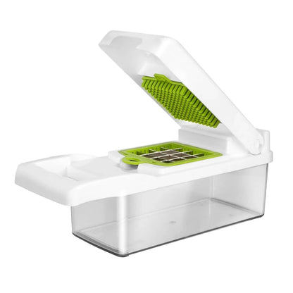12 - in - 1 Vegetable Chopper with Container – Multifunction Food Slicer, Dicer & Grater Kitchen Utensils & Gadgets - Duly Kitchen