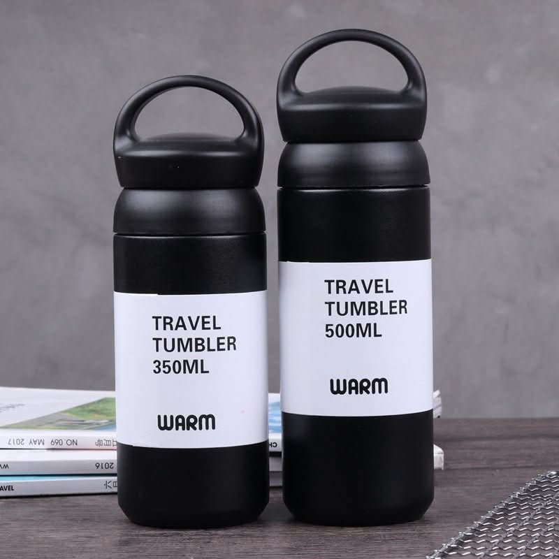 304 Stainless Steel Travel Tumbler 350ml/500ml Insulated Bottle Drinkware - Duly Kitchen