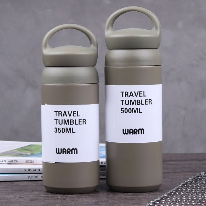 304 Stainless Steel Travel Tumbler 350ml/500ml Insulated Bottle Drinkware - Duly Kitchen