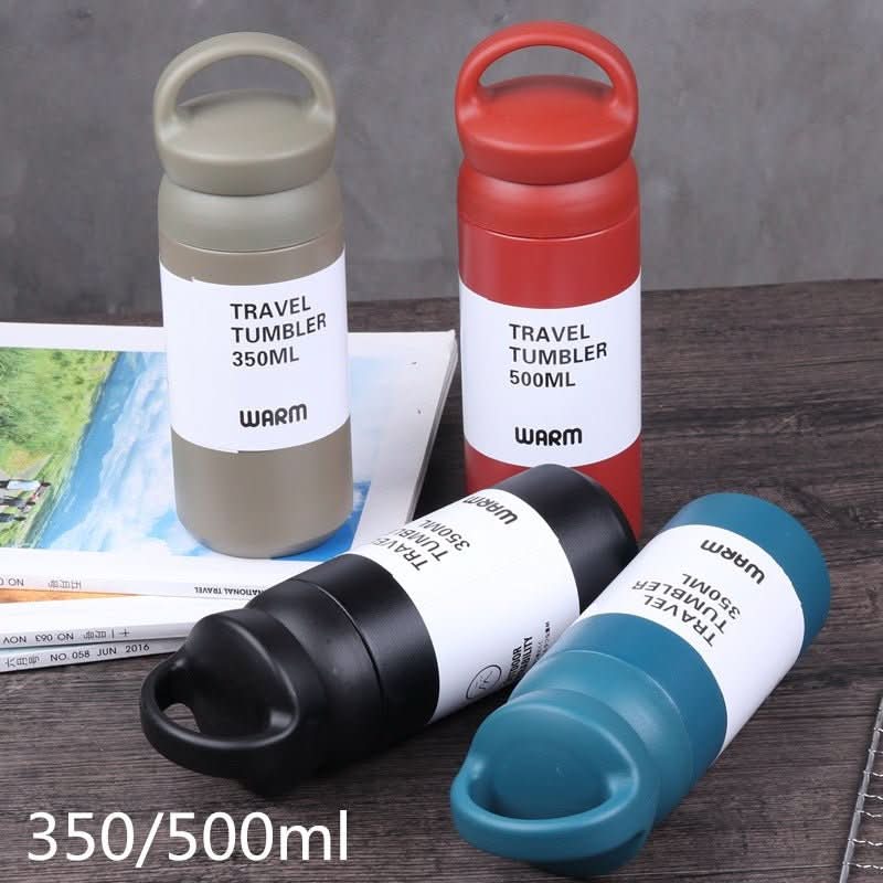 304 Stainless Steel Travel Tumbler 350ml/500ml Insulated Bottle Drinkware - Duly Kitchen