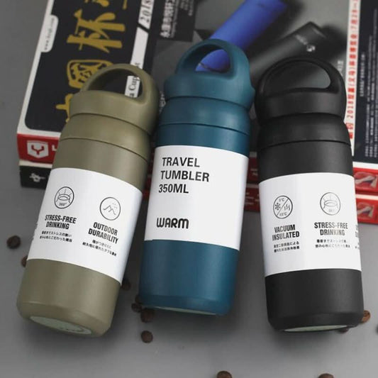 304 Stainless Steel Travel Tumbler 350ml/500ml Insulated Bottle Drinkware - Duly Kitchen