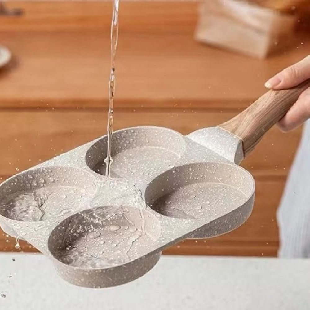 4 - Cup Nonstick Egg & Burger Frying Pan – Induction Compatible Breakfast Skillet Cookware - Duly Kitchen