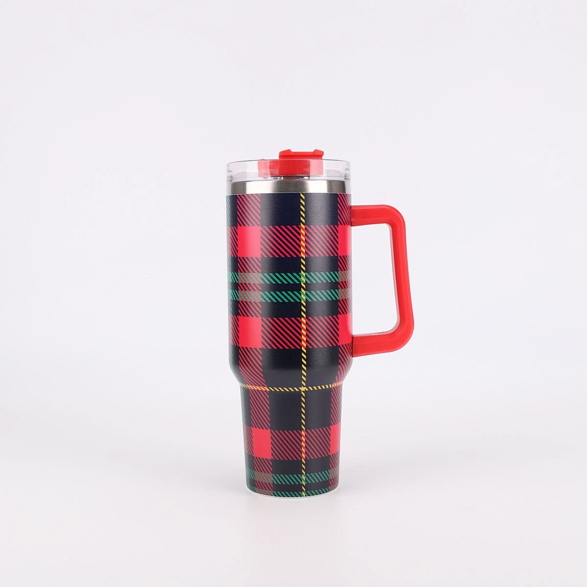 40oz Stainless Steel Insulated Tumbler with Handle and Lid – 1200ml Drinkware - Duly Kitchen