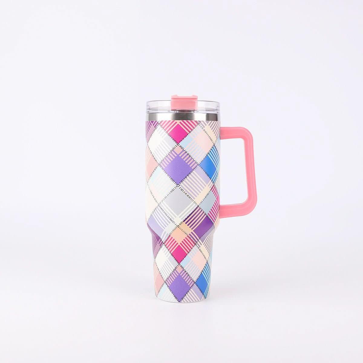 40oz Stainless Steel Insulated Tumbler with Handle and Lid – 1200ml Drinkware - Duly Kitchen