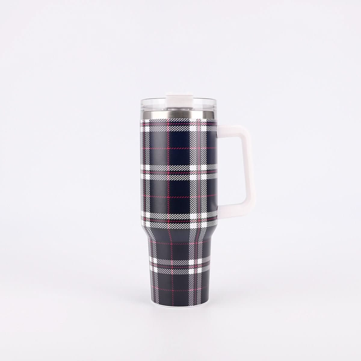 40oz Stainless Steel Insulated Tumbler with Handle and Lid – 1200ml Drinkware - Duly Kitchen