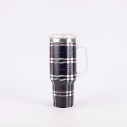 40oz Stainless Steel Insulated Tumbler with Handle and Lid – 1200ml Drinkware - Duly Kitchen