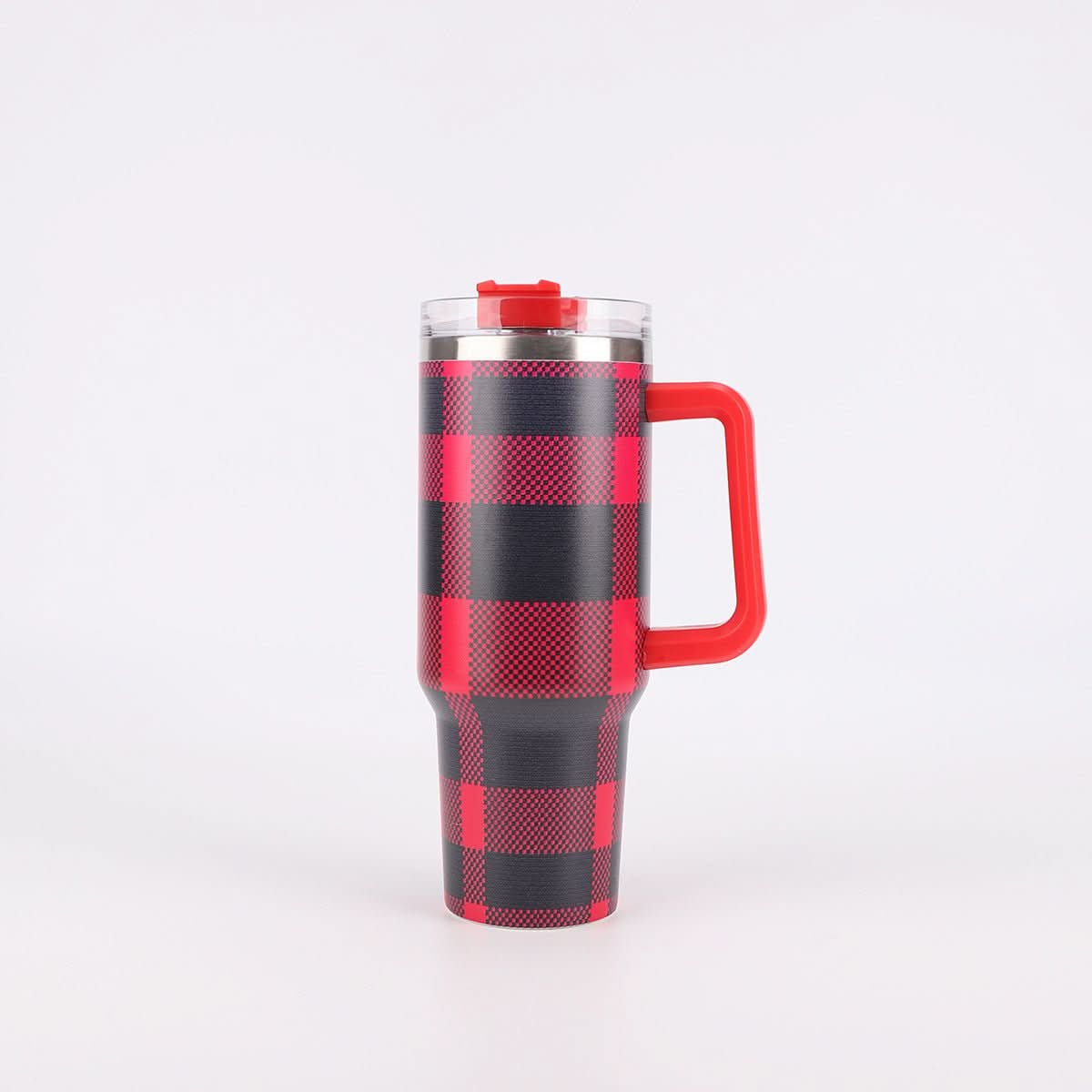 40oz Stainless Steel Insulated Tumbler with Handle and Lid – 1200ml Drinkware - Duly Kitchen
