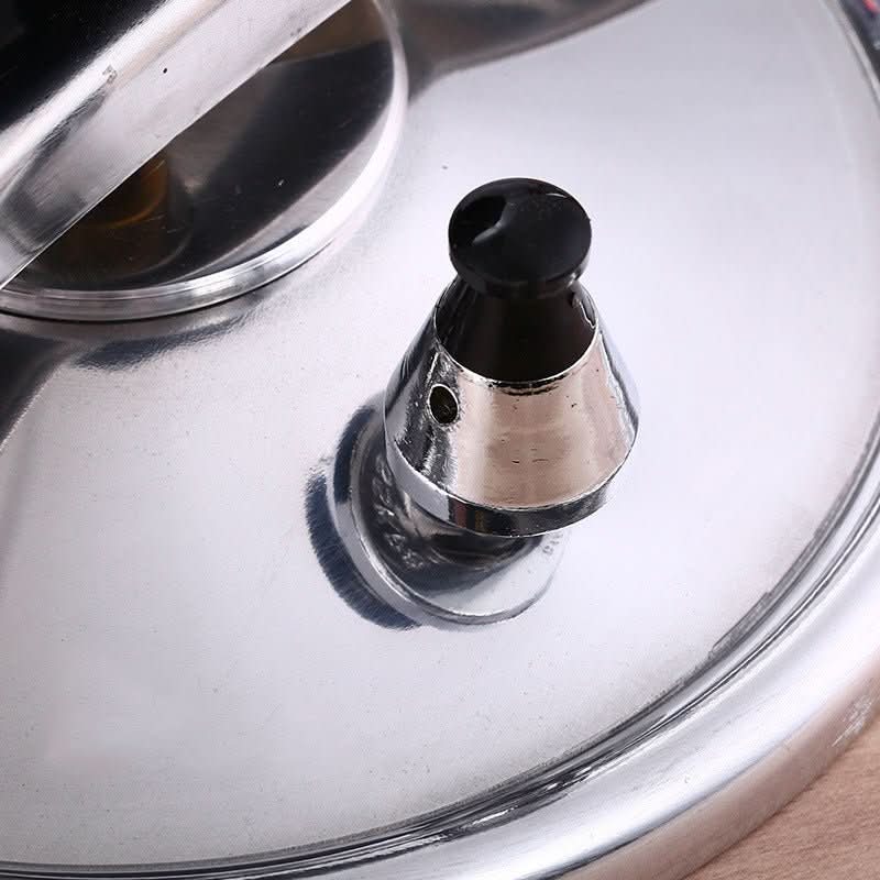 Aluminum Gas Stove Pressure Cooker Heavy Duty Manual Locking Lid Cookware - Duly Kitchen