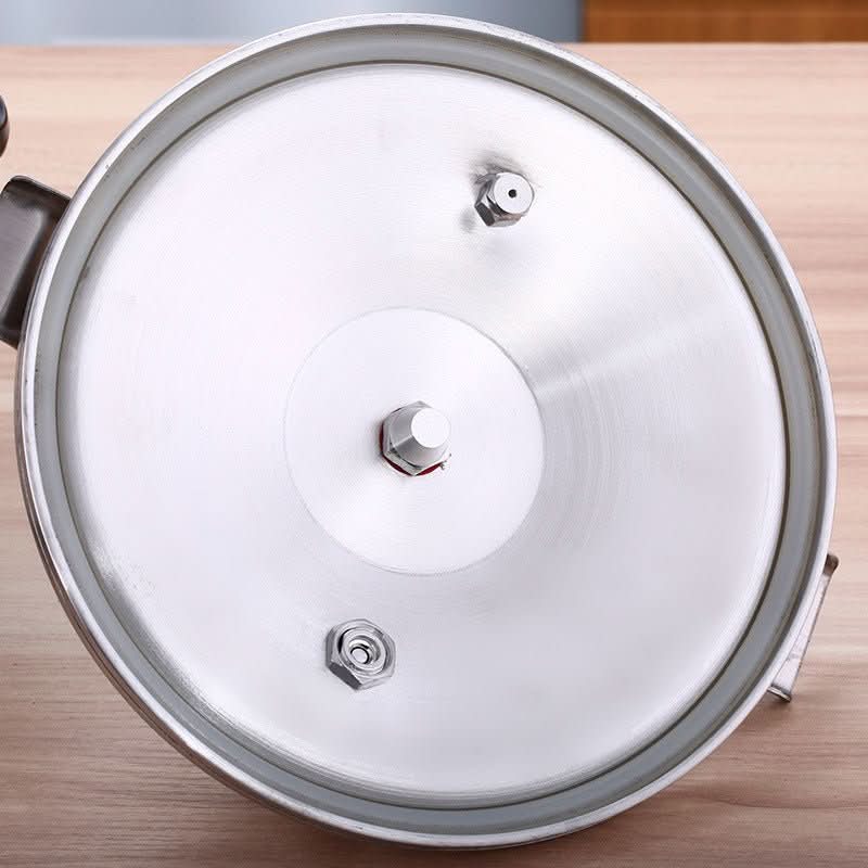 Aluminum Gas Stove Pressure Cooker Heavy Duty Manual Locking Lid Cookware - Duly Kitchen