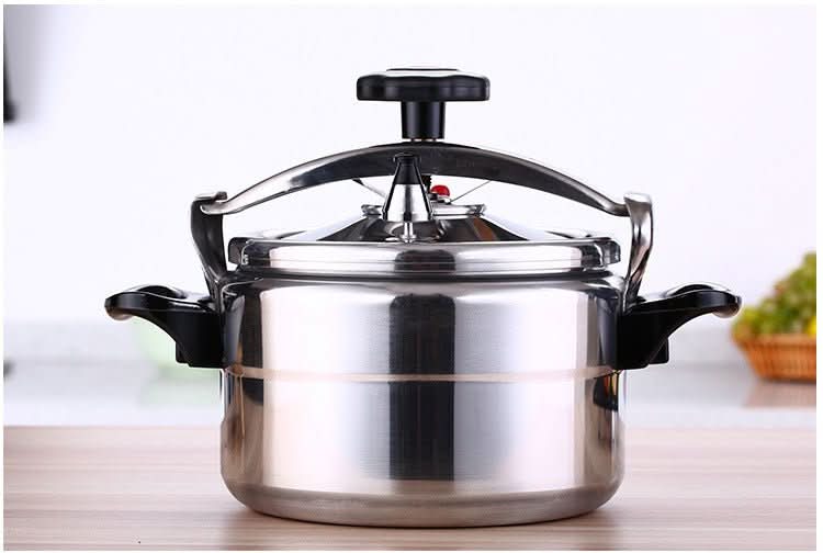 Aluminum Gas Stove Pressure Cooker Heavy Duty Manual Locking Lid Cookware - Duly Kitchen
