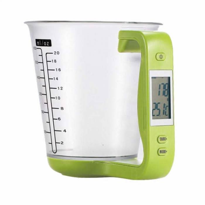 Digital measuring cup scale for precise kitchen cooking and baking measurements