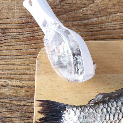 Fish Scale Scraper with Cover – Fish Skin Cleaning Tool Kitchen Scaler Brush Kitchen Utensils & Gadgets - Duly Kitchen