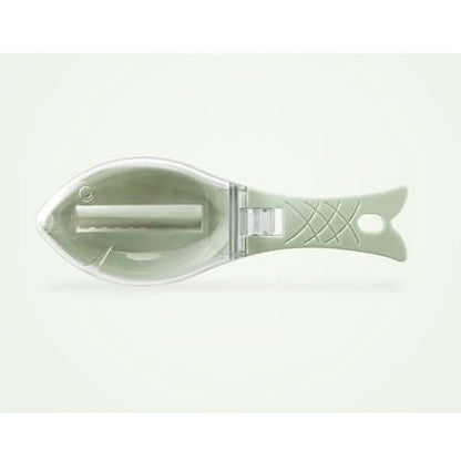 Fish Scale Scraper with Cover – Fish Skin Cleaning Tool Kitchen Scaler Brush Kitchen Utensils & Gadgets - Duly Kitchen