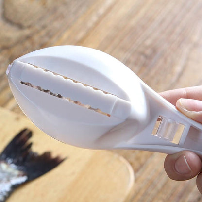 Fish Scale Scraper with Cover – Fish Skin Cleaning Tool Kitchen Scaler Brush Kitchen Utensils & Gadgets - Duly Kitchen
