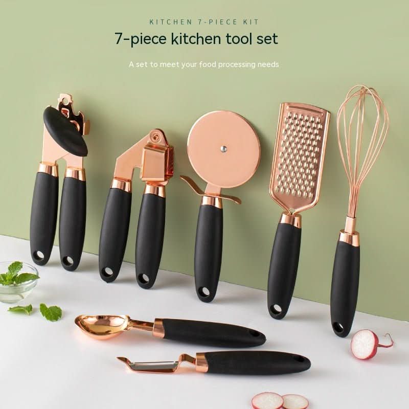 Kitchen Household Peeler Gadget Copper Plating Set Cookware - Duly Kitchen