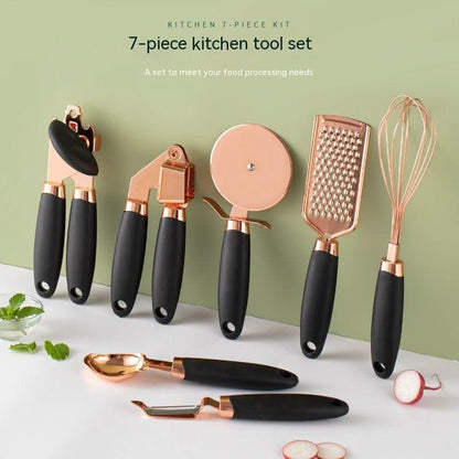 Kitchen Household Peeler Gadget Copper Plating Set Cookware - Duly Kitchen