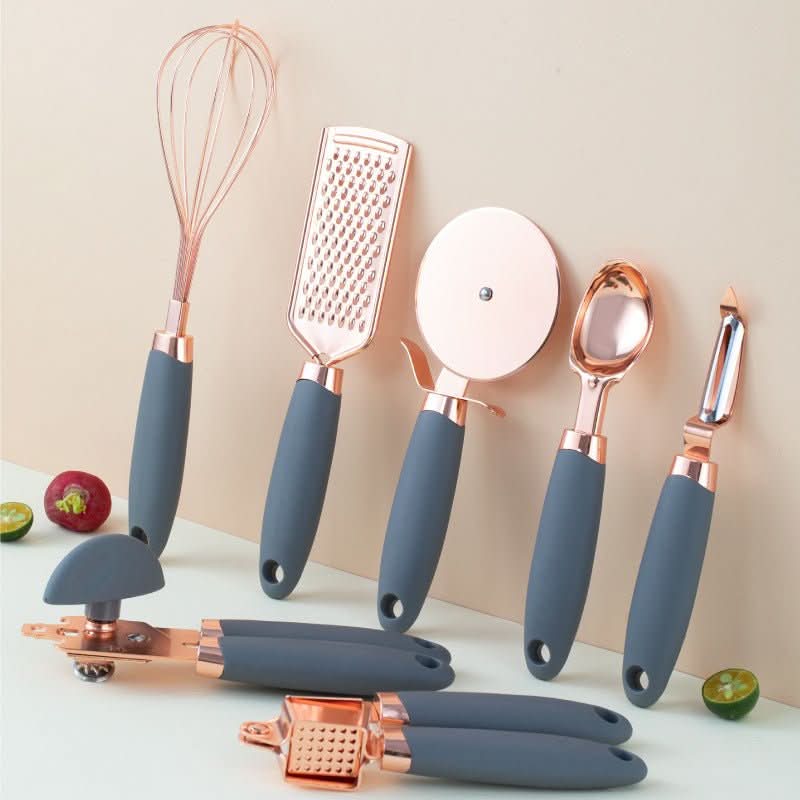 Kitchen Household Peeler Gadget Copper Plating Set Cookware - Duly Kitchen