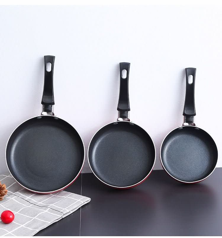 Mini Nonstick Frying Pan Small Aluminum Egg Skillet 12cm 14cm 16cm Cookware - Duly Kitchen