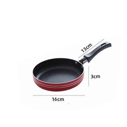 Mini Nonstick Frying Pan Small Aluminum Egg Skillet 12cm 14cm 16cm Cookware - Duly Kitchen