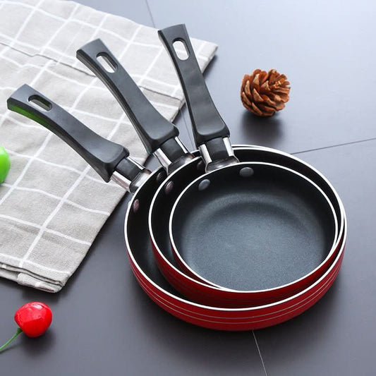 Mini Nonstick Frying Pan Small Aluminum Egg Skillet 12cm 14cm 16cm Cookware - Duly Kitchen
