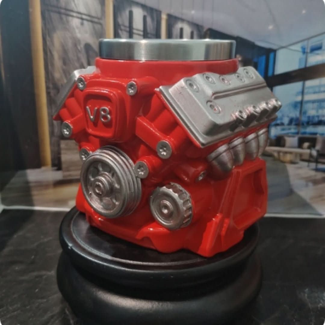 Retro Engine Coffee Mug Creative 3D Car Motor Cup Drinkware - Duly Kitchen