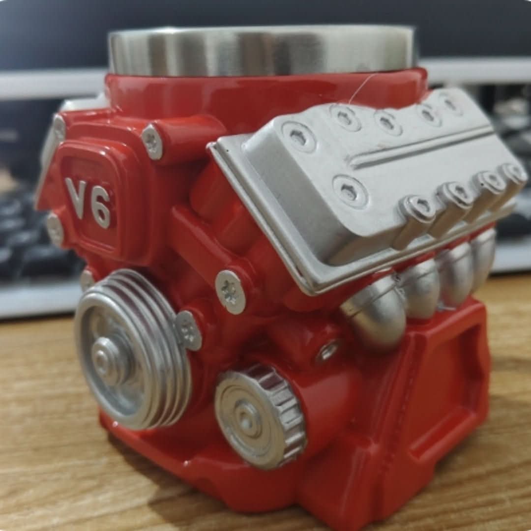Retro Engine Coffee Mug Creative 3D Car Motor Cup Drinkware - Duly Kitchen