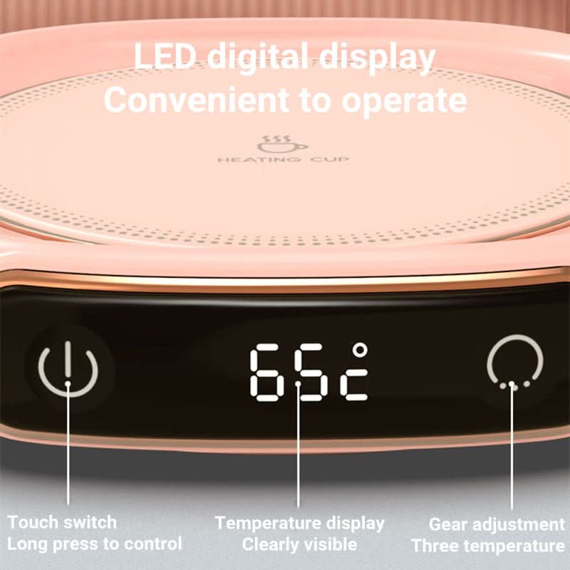 Smart Coffee Mug Warmer USB Heating Pad with 8 - Hour Auto Shut Off Drinkware - Duly Kitchen