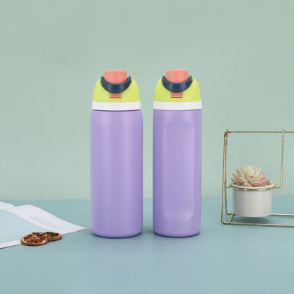 Stainless Steel Insulated Straw Water Bottle 16oz–40oz Sports Thermos Cup Drinkware - Duly Kitchen