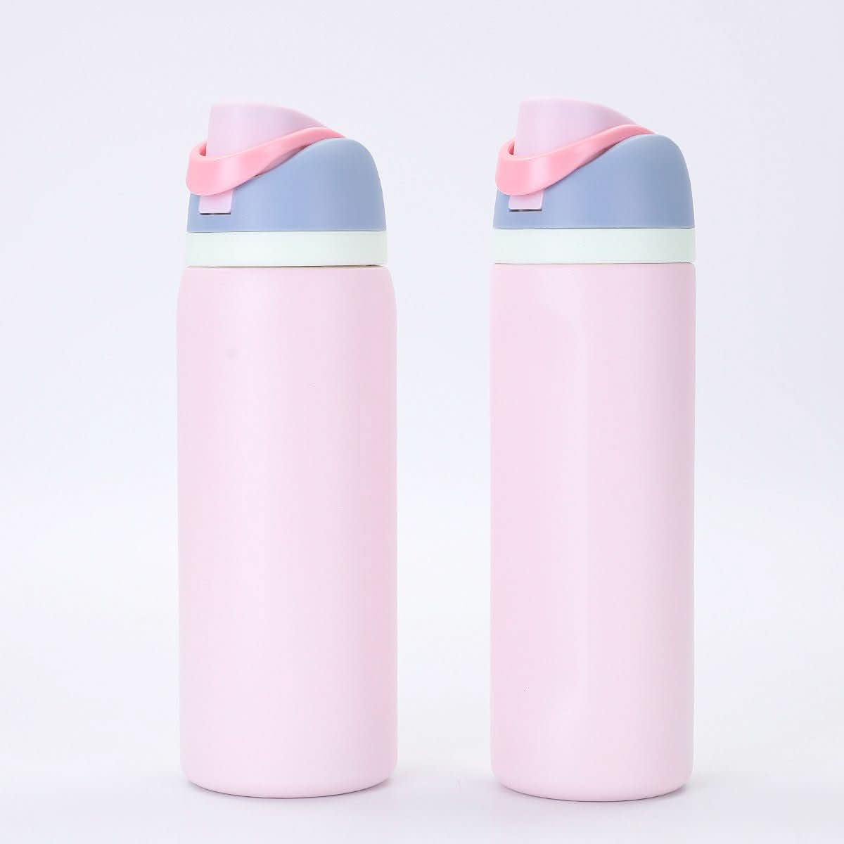 Stainless Steel Insulated Straw Water Bottle 16oz–40oz Sports Thermos Cup Drinkware - Duly Kitchen