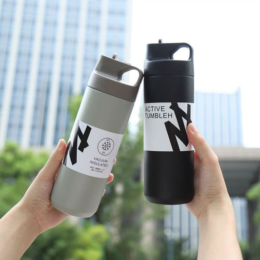 Suction Nozzle Type Sports Cup Insulation Stainless Steel – Vacuum Bottle Drinkware - Duly Kitchen